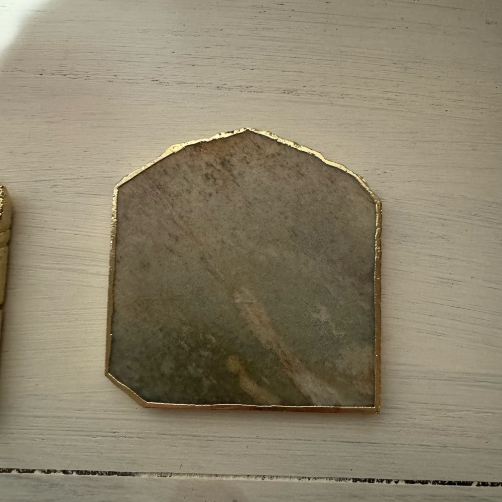 Two antrhopologie coasters- practically new - Picture 2 of 6